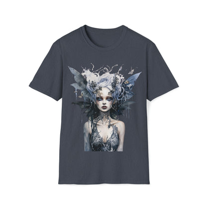 Horror Dark Fairies Watercolor Art Tee Shirt - Mystical Fantasy Fashion, Horror Fantasy,
