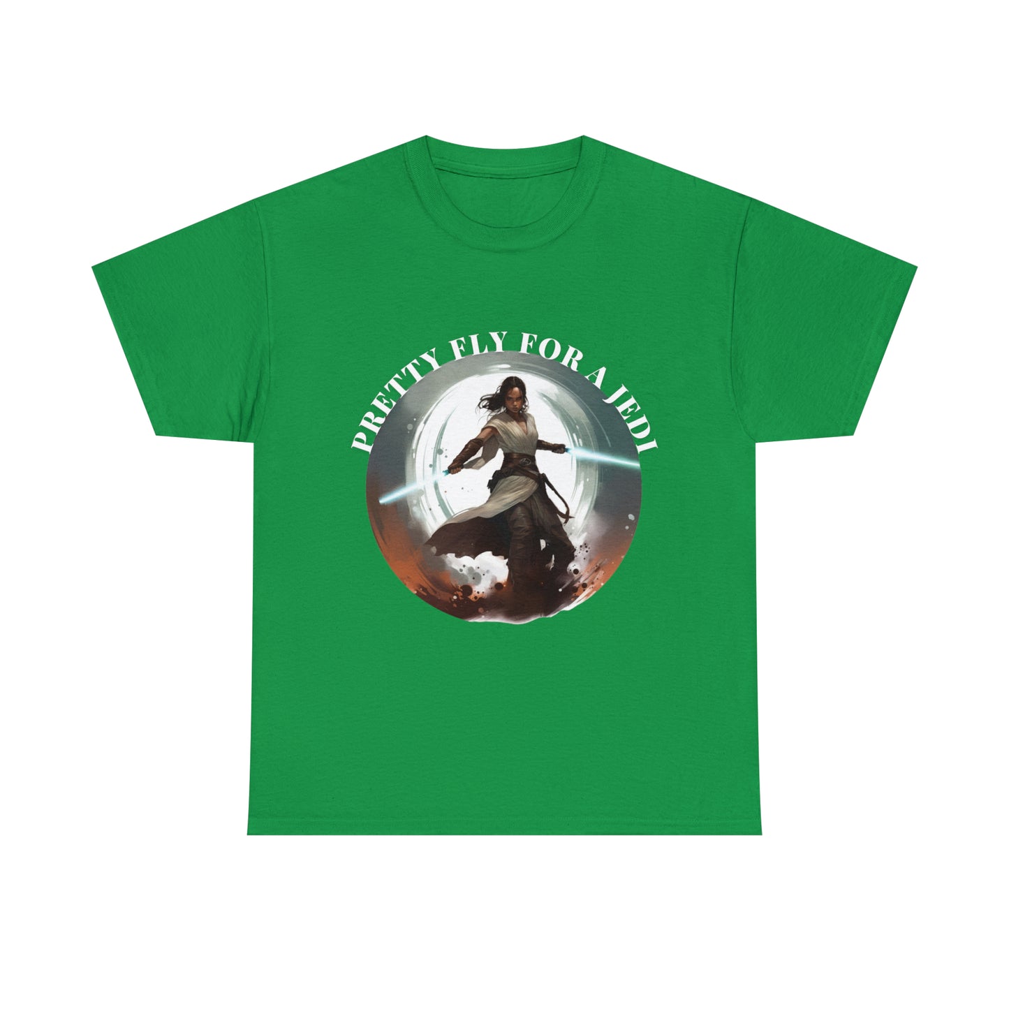 Pretty Fly for a Jedi Tee Shirt - Perfect Gift for Sci-Fi Fans Unisex Heavy Cotton Tee