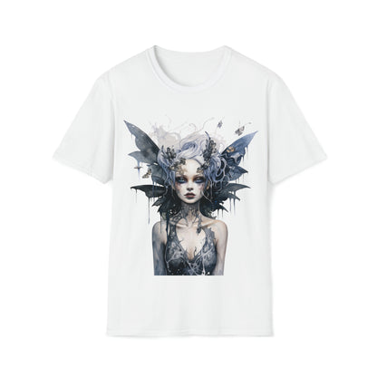 Horror Dark Fairies Watercolor Art Tee Shirt - Mystical Fantasy Fashion, Horror Fantasy,