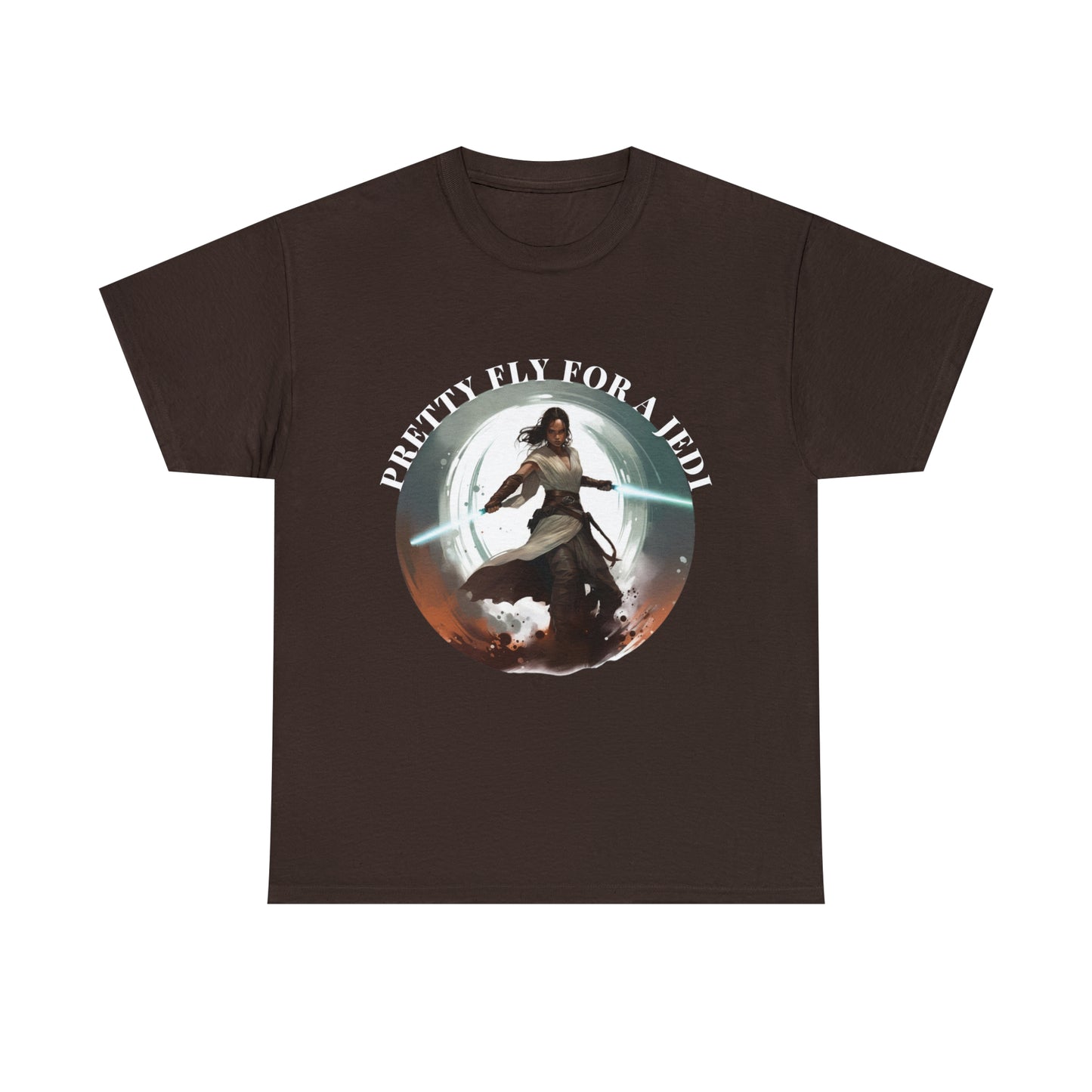 Pretty Fly for a Jedi Tee Shirt - Perfect Gift for Sci-Fi Fans Unisex Heavy Cotton Tee