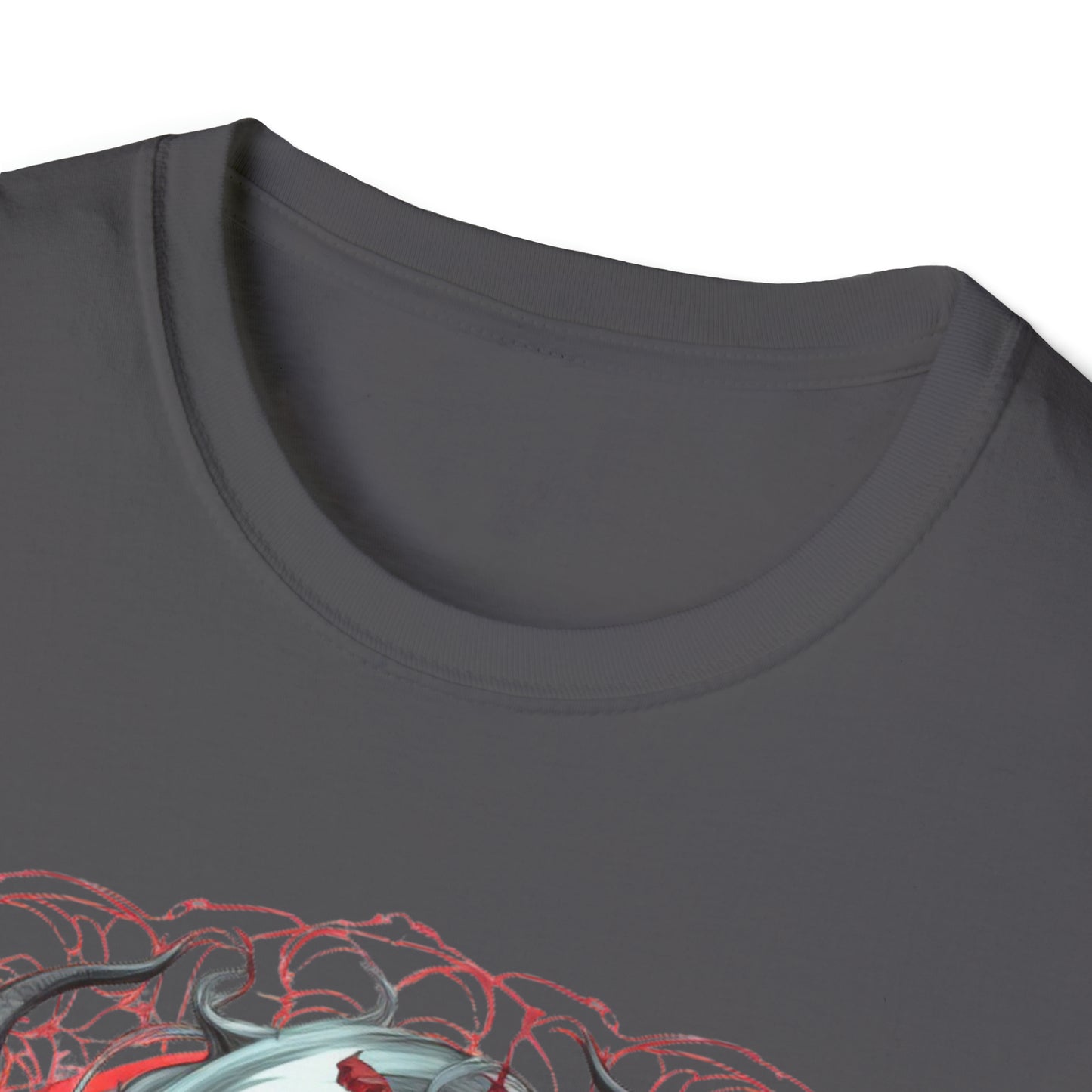 Mythical Fantasy Fairy Life Blood Scythe - Skulls, Roses, and Beautiful Woman - Enchanting Gothic T-Shirt, Gift for her, Witchy Gift.