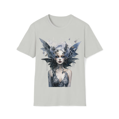 Horror Dark Fairies Watercolor Art Tee Shirt - Mystical Fantasy Fashion, Horror Fantasy,